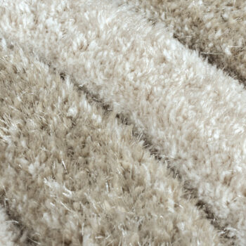 Flair Rugs, Kusový koberec Indulgence Velvet Carved Natural, 80x150, béžová, obývacia izba