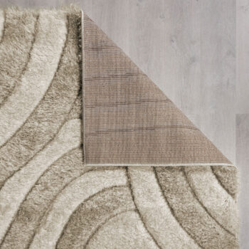 Flair Rugs, Kusový koberec Indulgence Velvet Carved Natural, 80x150, béžová, obývacia izba