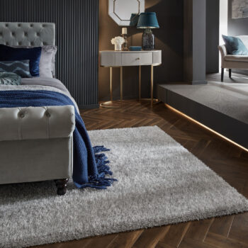 Flair Rugs, Kusový koberec Indulgence Velvet Pale Grey, 80x150, šedá, obývacia izba
