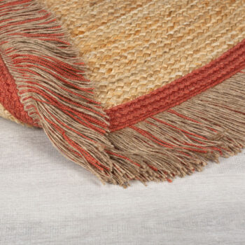 Flair Rugs, Kusový koberec Kahana Terracotta kruh, 180x180 (priemer) kruh, oranžová, chodba / predsieň