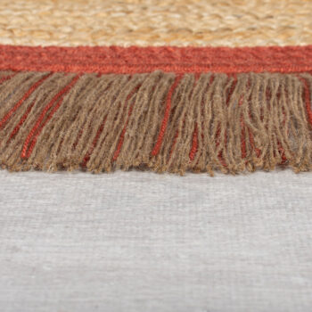 Flair Rugs, Kusový koberec Kahana Terracotta kruh, 180x180 (priemer) kruh, oranžová, chodba / predsieň