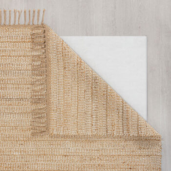 Flair Rugs, Kusový koberec Levi Chenille Jute Natural, 80x150, béžová, obývacia izba
