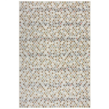 Flair Rugs, Kusový koberec Manhattan Abstract Diamond Multi Pastel, 120x170, viacfarebná, chodba / predsieň