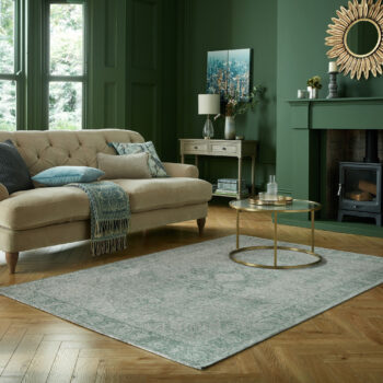 Flair Rugs, Kusový koberec Manhattan Antique Green, 120x170, zelená, obývacia izba