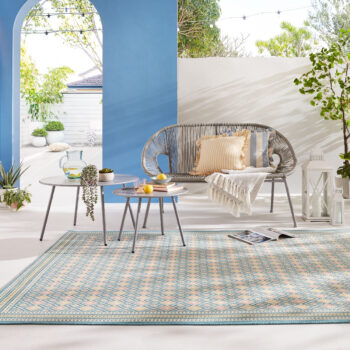 Flair Rugs, Kusový koberec Marseille Coast Pastel Multi – na von aj na doma, 160x230, viacfarebná, chodba / predsieň