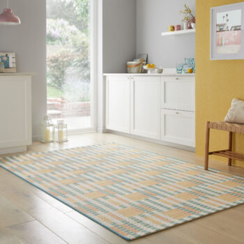 Flair Rugs, Kusový koberec Marseille Villa Check Multi – na von aj na doma, 200x290, viacfarebná, chodba / predsieň