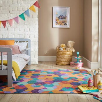 Flair Rugs, Kusový koberec Match Axel Geo Multi, 170x240, viacfarebná, chodba / predsieň