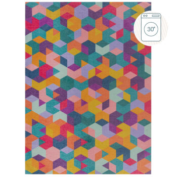 Flair Rugs, Kusový koberec Match Axel Geo Multi, 170x240, viacfarebná, chodba / predsieň