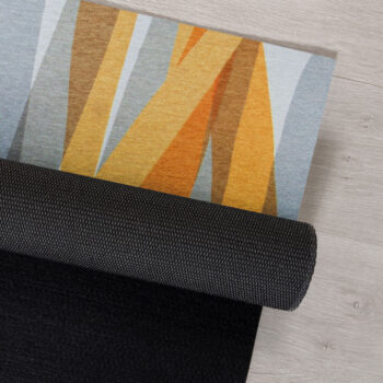 Flair Rugs, Kusový koberec Match Isabella Stripe Grey/Ochre, 170x240, žltá, chodba / predsieň