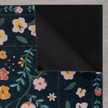 Flair Rugs, Kusový koberec Match Nordic Floral Navy, 170x240, modrá, chodba / predsieň