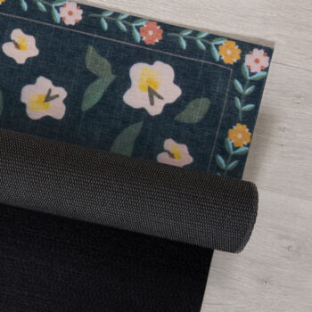Flair Rugs, Kusový koberec Match Nordic Floral Navy, 170x240, modrá, chodba / predsieň