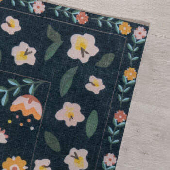 Flair Rugs, Kusový koberec Match Nordic Floral Navy, 170x240, modrá, chodba / predsieň