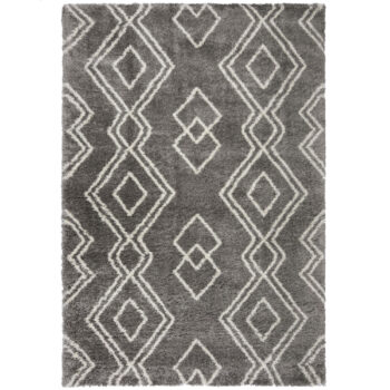 Flair Rugs, Kusový koberec Melilla Atlas Berber Grey, 80x150, šedá, obývacia izba
