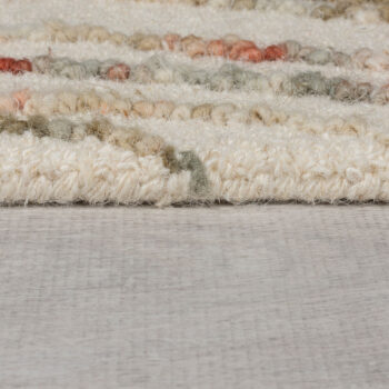 Flair Rugs, Kusový koberec Memphis Abstract Swirl Natural/Orange, 160x230, béžová, obývacia izba
