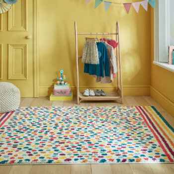 Flair Rugs, Kusový koberec Menara Rainbow Spot Multi, 100x150, viacfarebná, detská izba