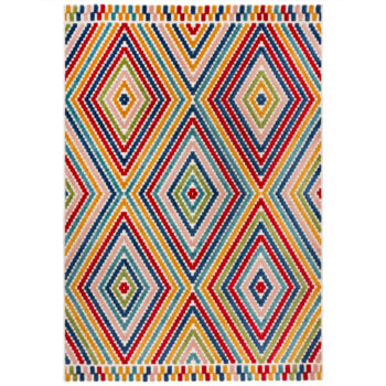 Flair Rugs, Kusový koberec Miami Bay Diamond Multi – na von aj na doma, 200x290, viacfarebná, exteriér