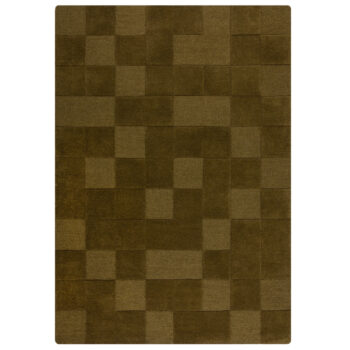 Flair Rugs, Kusový koberec Moderno Checkerboard Green, 160x230, zelená, chodba / predsieň