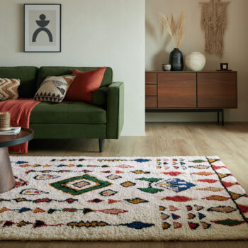 Flair Rugs, Kusový koberec Moroccan Fes Shaggy Multi, 160x230, viacfarebná, obývacia izba