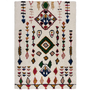 Flair Rugs, Kusový koberec Moroccan Fes Shaggy Multi, 160x230, viacfarebná, obývacia izba
