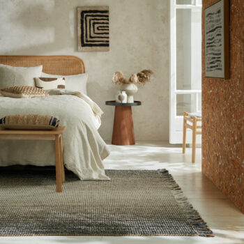 Flair Rugs, Kusový koberec Mottle Jute Ombre Grey, 120x170, šedá, chodba / predsieň