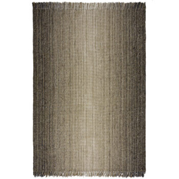 Flair Rugs, Kusový koberec Mottle Jute Ombre Grey, 60x110, šedá, chodba / predsieň