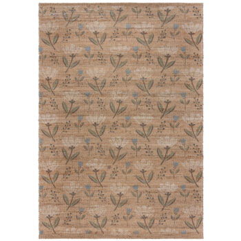 Flair Rugs, Kusový koberec Nadya Arriana Floral Natural, 120x170, béžová, obývacia izba