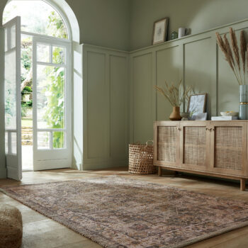 Flair Rugs, Kusový koberec Nadya Selena Green, 80x150, zelená, obývacia izba