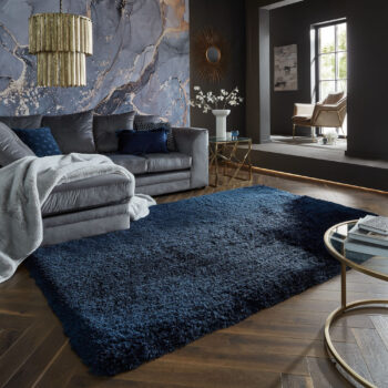 Flair Rugs, Kusový koberec Pearl Blue, 200x290, modrá, detská izba