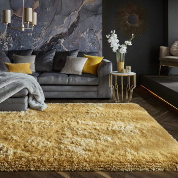 Flair Rugs, Kusový koberec Pearl Ochre, 160x230, žltá, detská izba