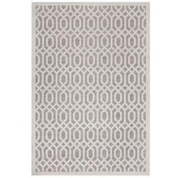 Flair Rugs, Kusový koberec Piatto Mataro Natural – na von aj na doma, 200x290, béžová, chodba / predsieň