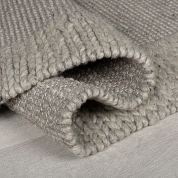 Flair Rugs, Kusový koberec Rue Plait Grey, 160x230, šedá, obývacia izba