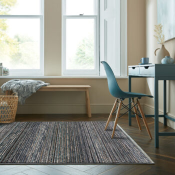 Flair Rugs, Kusový koberec Santiago Camino Blue, 80x140, modrá, obývacia izba