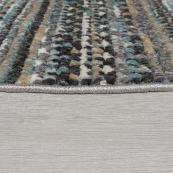 Flair Rugs, Kusový koberec Santiago Camino Blue kruh, 160x160 (priemer) kruh, modrá, obývacia izba
