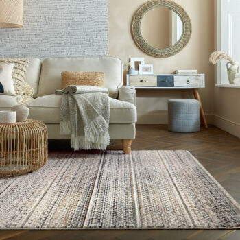Flair Rugs, Kusový koberec Santiago Camino Natural, 80x140, béžová, obývacia izba