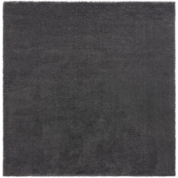 Flair Rugs, Kusový koberec Shaggy Teddy Charcoal štvorec, 200x200, šedá, detská izba