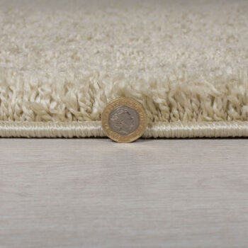 Flair Rugs, Kusový koberec Shaggy Teddy Natural štvorec, 200x200, béžová, detská izba