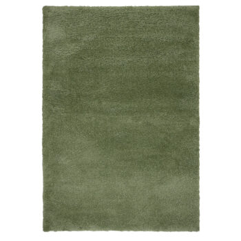 Flair Rugs, Kusový koberec Shaggy Teddy Olive, 80x150, zelená, detská izba