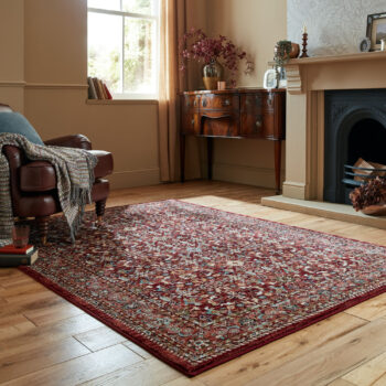 Flair Rugs, Kusový koberec Sincerity Royale Sandford Red, 120x170, červená, obývacia izba