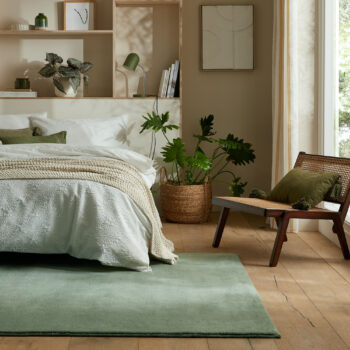 Flair Rugs, Kusový koberec Softie Lilypad, 200x290, zelená, obývacia izba