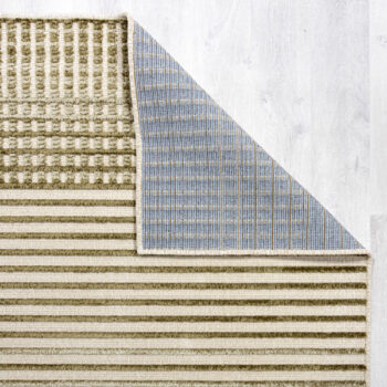 Flair Rugs, Kusový koberec Verve Elton Stripe Green, 80x160, zelená, chodba / predsieň