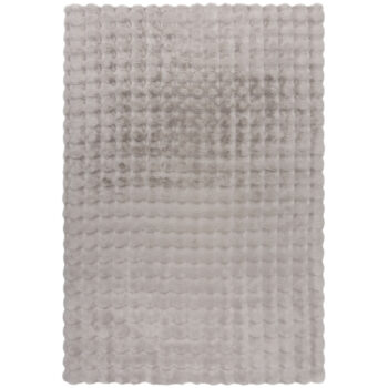 Flair Rugs, Kusový koberec Waffle Faux Fur Grey, 80x150, šedá, obývacia izba