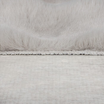 Flair Rugs, Kusový koberec Waffle Faux Fur Grey, 80x150, šedá, obývacia izba