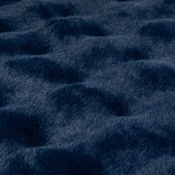 Flair Rugs, Kusový koberec Waffle Faux Fur Navy, 80x150, modrá, obývacia izba