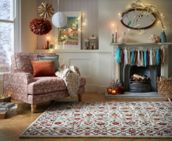 Flair Rugs, Kusový koberec Wool Loop Iris Red/Blue, 160x230, viacfarebná, obývacia izba