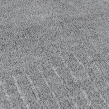 Flair Rugs, Kusový ručne tkaný koberec Tuscany Textured Wool Border Grey Marl, 160x230, šedá, obývacia izba