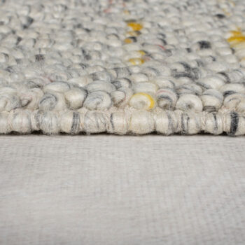 Flair Rugs, Ručne tkaný behúň Minerals Black/White, 60x230, biela, chodba / predsieň