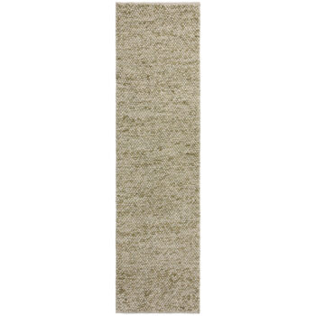 Flair Rugs, Ručne tkaný behúň Minerals Green, 60x230, zelená, chodba / predsieň