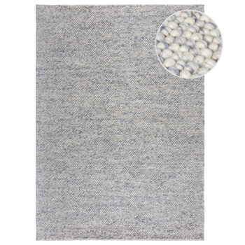 Flair Rugs, Ručne tkaný kusový koberec Minerals Blue, 160x230, modrá, chodba / predsieň