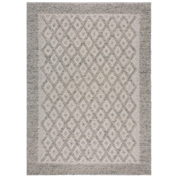 Flair Rugs, Ručne tkaný kusový koberec Minerals Diamond Grey, 120x170, šedá, chodba / predsieň