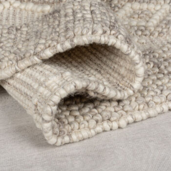 Flair Rugs, Ručne tkaný kusový koberec Minerals Diamond Grey, 120x170, šedá, chodba / predsieň